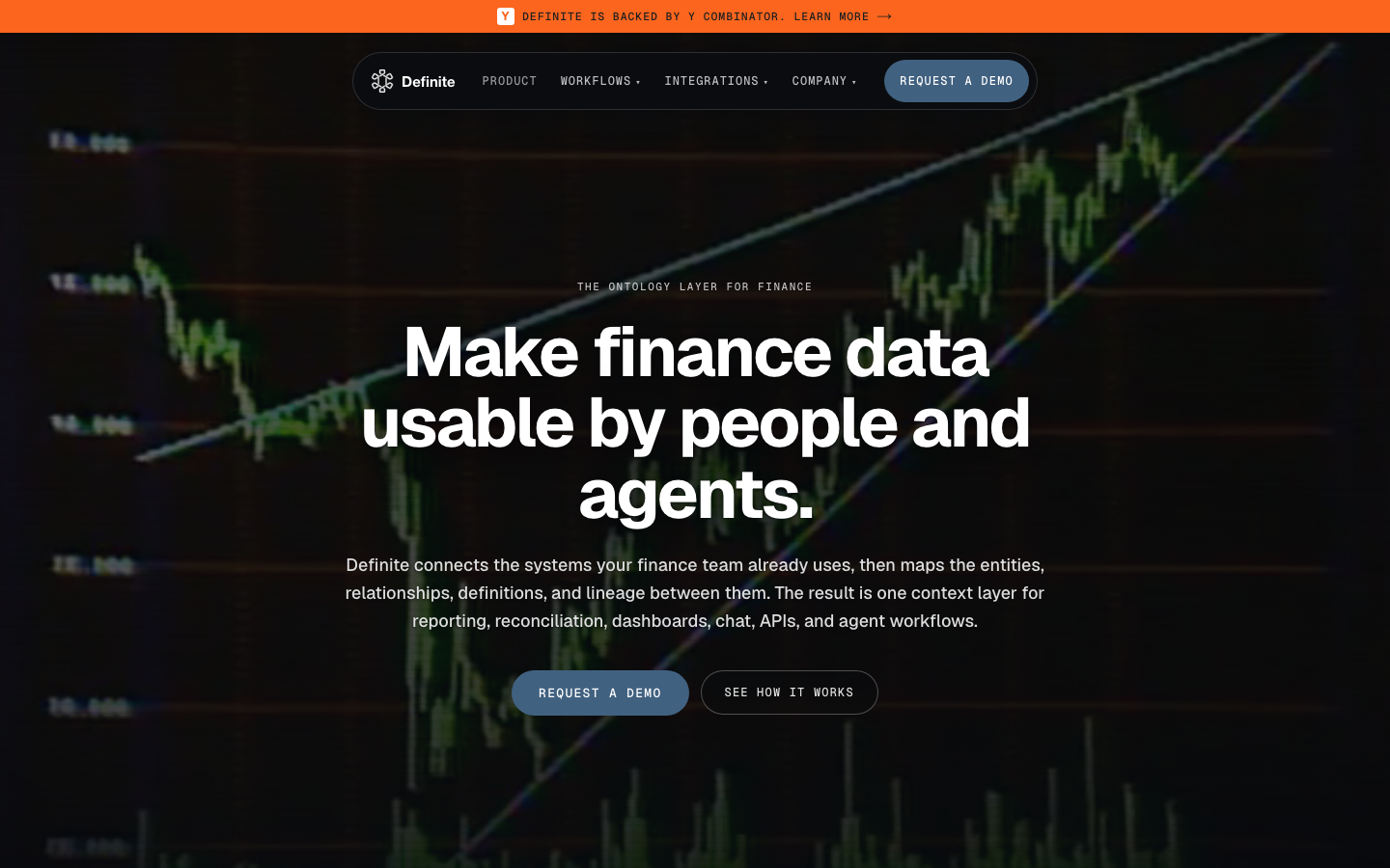 The Definite homepage