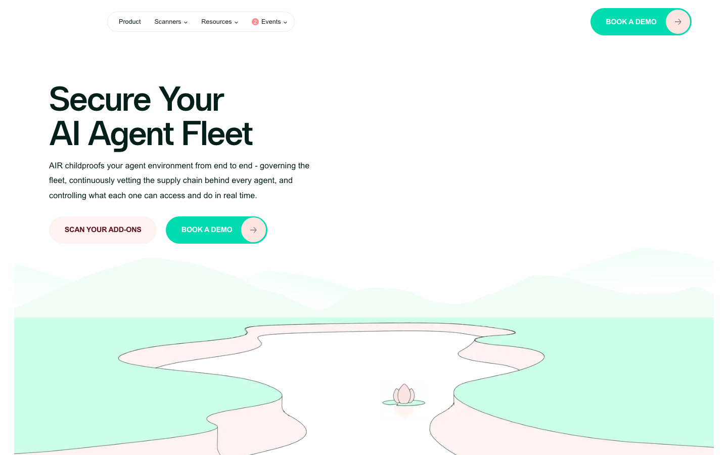 The AIR Security homepage