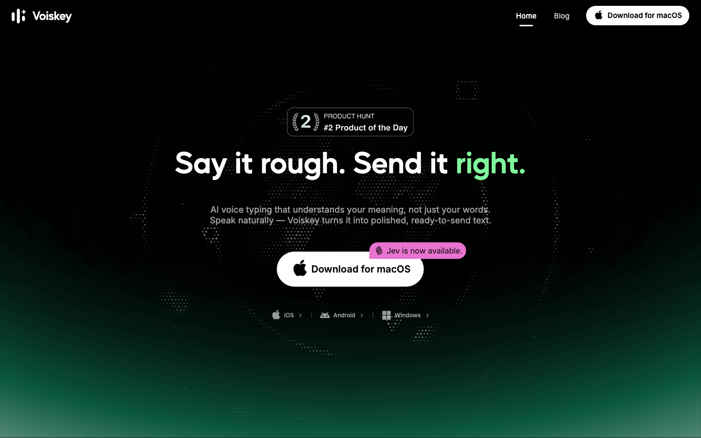 The Voiskey homepage