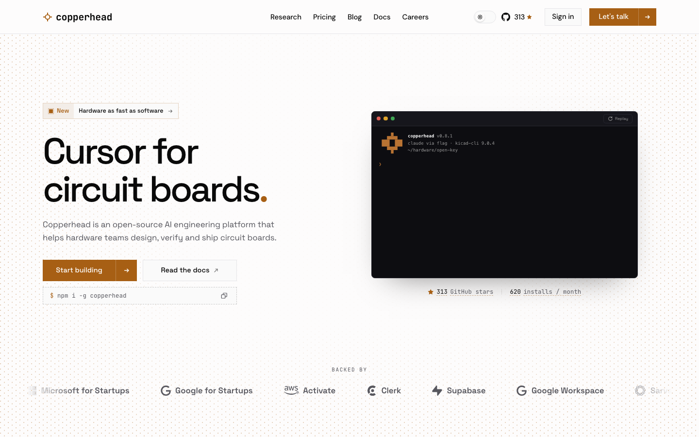 The copperhead homepage